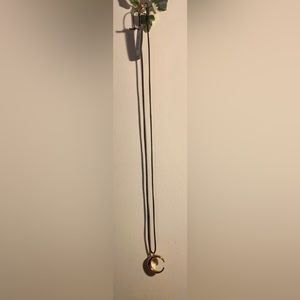 Robert Lee Morris Crescent Moon Necklace